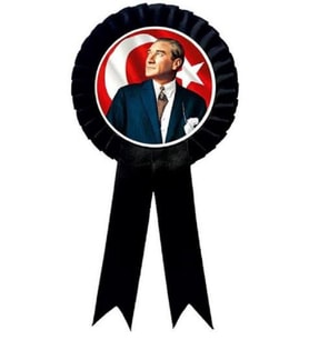 10 kasım atatürk saten kokart 10 adet