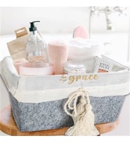 Çok Amaçlı Saklama Organizer Kutu Kare Keçe Sepet (mini) - 03433