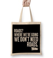 Back To The Future We Don't Need Roads Bez Çanta Uzun Saplı