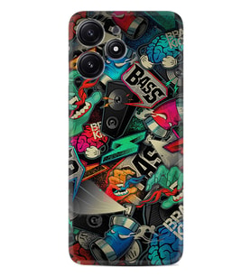 Xiaomi Poco M6 Pro 5G Kılıf Desenli Silikon Platinium Series Bass 1886