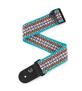 Planet Waves 50G09 Gitar Askısı Hootenanny Sunset (5 cm)  Retro Tarz - Renkli Dokuma - 60'lar Stili