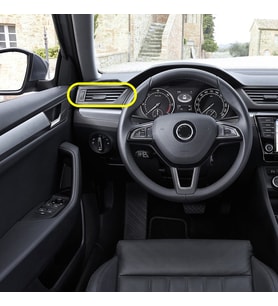 Skoda Superb 3 2015-2019 Ön Konsol Sol Hava Izgarası Krom 3V0819701D