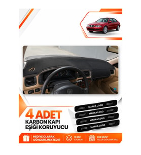 ROVER 45 (1999-2005) Uyumlu Ön Torpido Koruma Kılıfı Halısı - Siyah