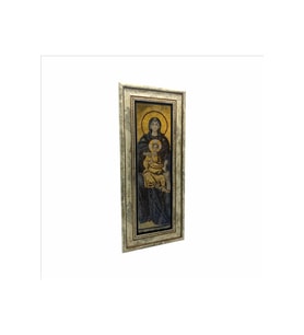 Hz.Meryem ve Oğlu (Ayasofya) Baskılı Taş Tablo 20x46