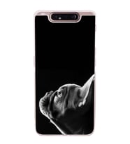 PrintiFy Samsung Galaxy A80 ile Uyumlu Köpek 1 Kamera Korumalı Şeffaf Kılıf
