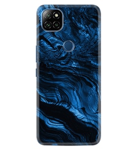 Casper E30 F20 X20 Kılıf Desemli Silikon Blue MArble 1379