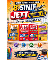 8.Sınıf Jett Türkçe - Paragraf- Dil Bilgisi Fasikülleri - 1.Dönem 5 li Deneme