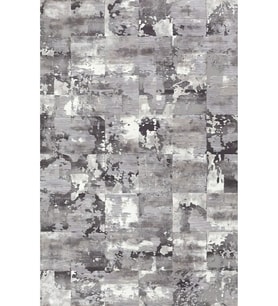 Eliana Home Baskılı, Yıkanabilir Kaymaz Taban Salon Halısı LNA0676 100x150 cm (Gri)