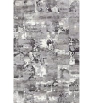 Eliana Home Baskılı, Yıkanabilir Kaymaz Taban Salon Halısı LNA0676 100x150 cm (Gri)