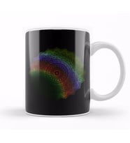 Yogi Prana Mandala Rainbow Kupa Bardak Porselen