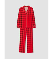 LCW DREAM Kırmızı Ekose Kadın Pijama Takımı