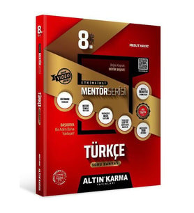 Altın Karma Yayınları 8. Sınıf Türkçe Mentör Etkinlikli Kazanım Soru Bankası