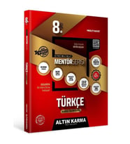Altın Karma Yayınları 8. Sınıf Türkçe Mentör Etkinlikli Kazanım Soru Bankası