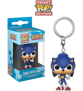 Funko Pop! Anahtarlık: Oyunlar - Halka Koleksiyon Oyuncak, Multi Sonic"