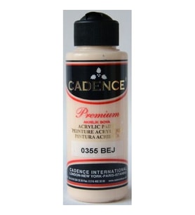 Cadence Premium Akrilik Boya 120 ml. 0355 Bej 