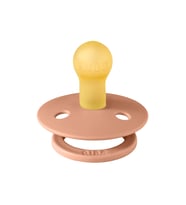 Bibs  Colour Kauçuk Emzik - Peach 0-6 Ay