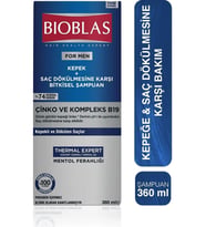 Bioblas Thermal Expert Men Kepek ve Saç Dökülmesine Karşı Şampuan 360 Ml