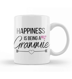Happiness Is Being A Grammie Gift Kupa Bardak Porselen