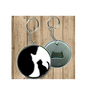 Kedi Model Anahtarlık - Açacaklı Anahtarlık