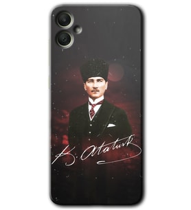 Galaxy A05 Kılıf HD Desen Baskılı Kılıf - Kemal Atatürk
