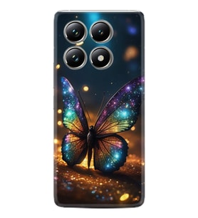 Xiaomi Redmi Note 14 Pro Plus Kılıf Boutique Baskılı Resimli Rengarenk Kelebek Pcode -097