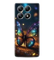 Xiaomi Redmi Note 14 Pro Plus Kılıf Boutique Baskılı Resimli Rengarenk Kelebek Pcode -097