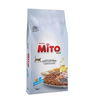 Mito Mix Adult Tavuklu ve Balıklı Yetişkin Kedi Maması 1 Kg (Kahverengi)