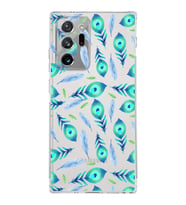 PrintiFy Samsung Galaxy Note 20 Ultra ile Uyumlu Nazar Boncuğu 3  Kamera Korumalı Şeffaf  Kılıf