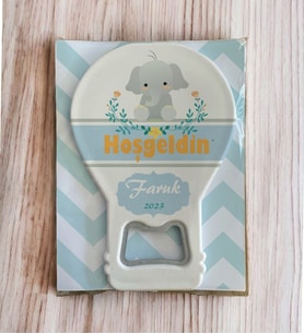 Yenidoğan Bebek Hediyesi Balon Açacak Magnet Baby Shower Hediyesi 30 adet 003