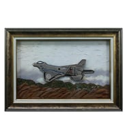 e38 EL İŞÇİLİĞİ DANTEL ANGLEZ TABLO KAAN 70x50 cm - 5995 (Karışık)