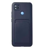 Newface Xiaomi Redmi 9C Kılıf Kelvin Kartvizitli Silikon - Lacivert