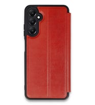 Newface Samsung Galaxy A55 5G Kılıf Flip Cover - Kırmızı