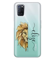 Oppo Aslan Burcu Tasarımlı Şeffaf Telefon Kılıfı