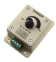 DC Dimmer 12V-24V LED Ayarlayıcı 5050 3528 LED Şerit için Manuel LED Dimmer 12-24V 8A Dc Dimmer