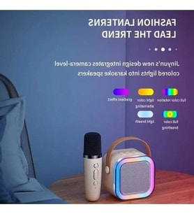 Besthome1 Kablosuz K12 Karaoke - 1-2 Mikrofon, 3d Surround Ses Beyaz 1 Mic