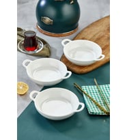 3'lü Porselen Oval Meze ve Servis Kasesi Seti, Şık Sunumlar