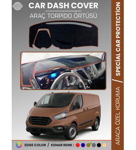 FORD TRANSİT CUSTOM (2012-2020) Torpido Örtüsü Ön Göğüs Koruma Torpido Koruma Tam Uyum