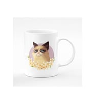 Grumpy Uykucu Kedi Baskılı Kupa Bardak