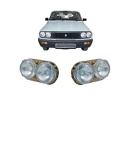 RENAULT 12 TOROS ÖN FAR SAĞ SOL TAKIM HALİNDE ÇİFT YUVARLAK MODEL