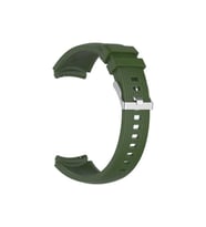 Samsung Galaxy Watch 46mm Uyumlu 22mm Kordon Silikon Çizgili Spor Yumuşak KRD-18 Kayış