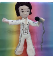 Elvis Presley Amigurumi Organik Oyuncak