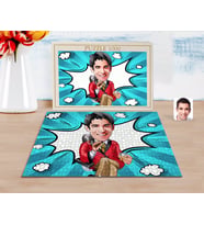 BK Gift Kişiye Özel Erkek Patron Karikatürlü 1000 Parça Profesyonel Puzzle-2
