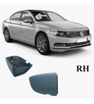PASSAT B8 SEDAN 2015-2018 MODEL ARASI UYUMLU ÖN SAĞ YOLCU TARAFI DIŞ KAPI KOLU KAPAĞI BADEMİ ASTARLI