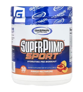 SuperPump™ Sport, Hydrating Pre-Workout, Mango Nectarine, 8.47 oz (240 g) usa