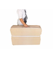 Bebek Yatağı Çocuk Yatağı Katlanabilir Sünger Yatak 60x120-4 CM (KAHVPUANTİYELİ)