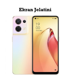 Oppo Reno 8 Uyumlu Ön Body Şeffaf Ultra Ekran Koruyucu Nano Jelatin