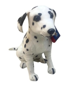 43 CM Sevimli Peluş Köpek Oyuncak  Yumuşacık ve Dekoratif Peluş (Beyaz)