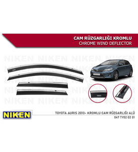 AURİS 2013 2014 2015 2016 2017 2018 2019 2020  KROMLU CAM RÜZGARLIĞI NİKEN