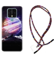 Tecno Camon 16 18P Pova Kılıf Boyun Asklı Rasta Silikon Super Planet 1797
