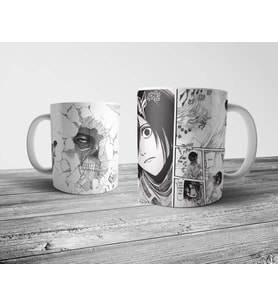 Pixxa Attack on Titan - Mikasa - Titans in the Walls Kupa Bardak  